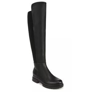 Naturalizer Womens Olga Knee High Boot US 9 Wide EU 40 Black Water Resistant NIB